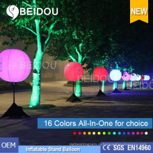 Оптовая ПВХ светодиодные воздушные шары освещения реклама надувной штатив стенд воздушный шар
